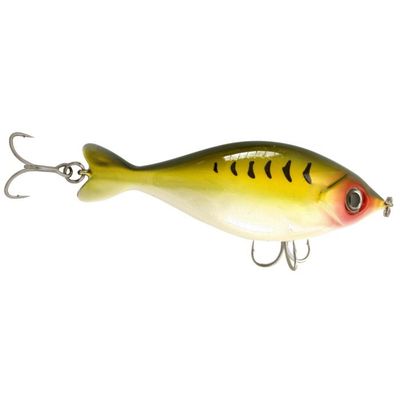 Pike Beast 13 g 9 cm 6-pack - Grön/Gul/Vit