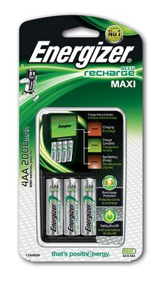 ENERGIZER RECHARGE STATION INKL AA 4-PACK