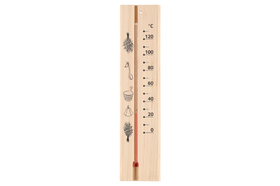 Bastutermometer trä