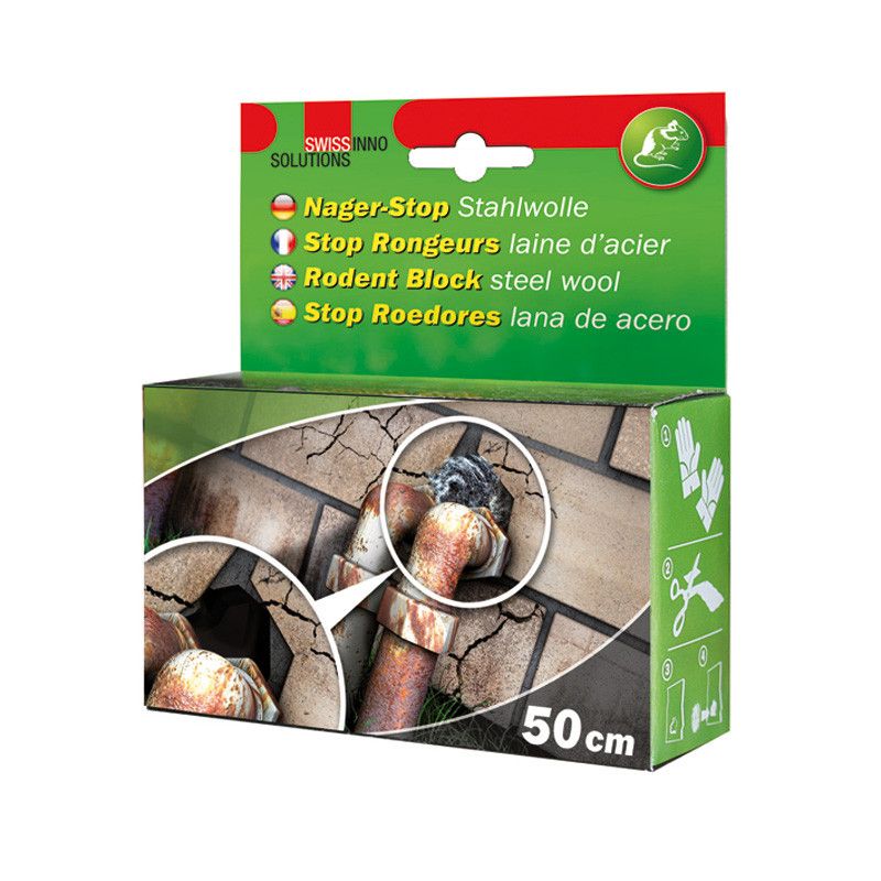 STÅLULL SPECIAL GNAGARSTOPP 50x5 CM  12-PACK