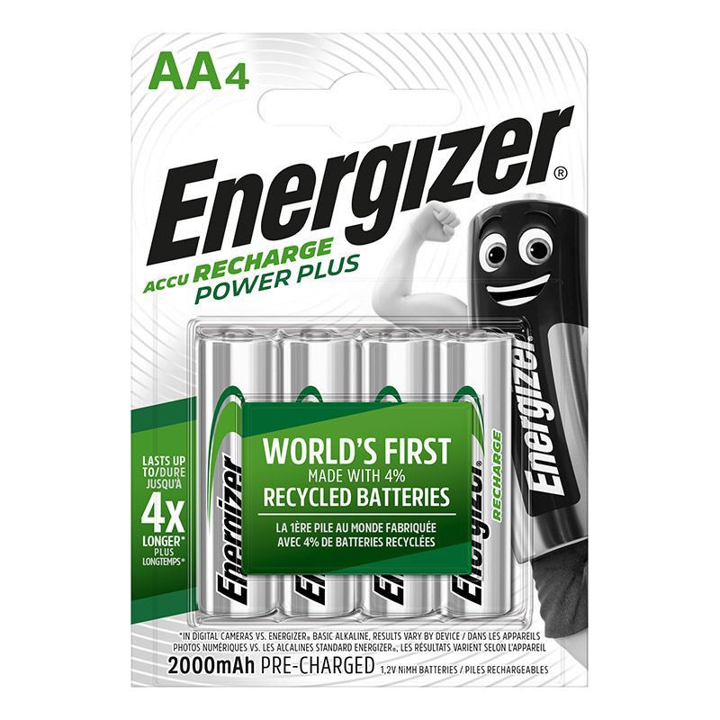 ENERGIZER RECHARGE POWER PLUS AA 4-PACK