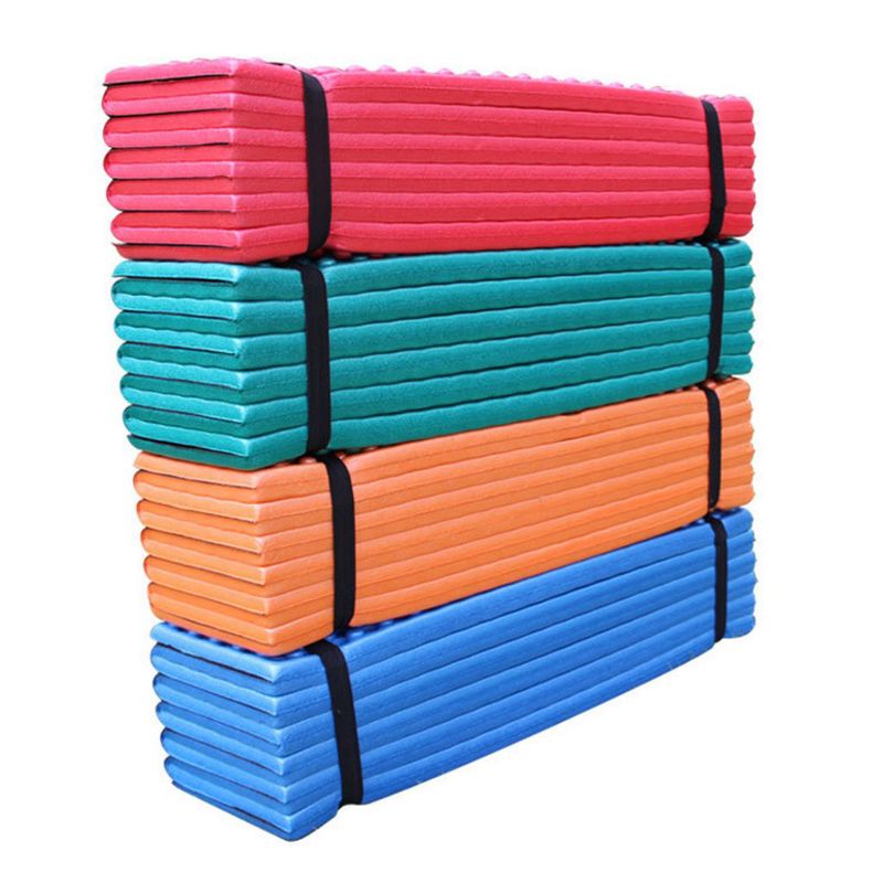 HOPFÄLLBART LIGGUNDERLAG VÅFFELSTRUKTUR 186 x 56 x 2 cm 12-PACK