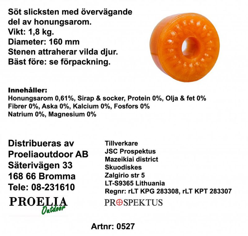 SLICKSTEN BJÖRN SÖT HONUNG 1,8 KG