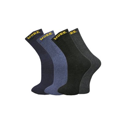 WORKERSOCKS MIX FÄRGER 39-46 10X8-PACK