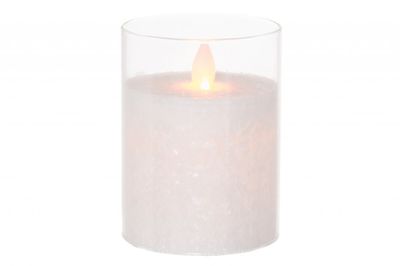 LEDLJUS PARAFIN, TIMER, GRÅ,VIT O ROSA 12-PACK