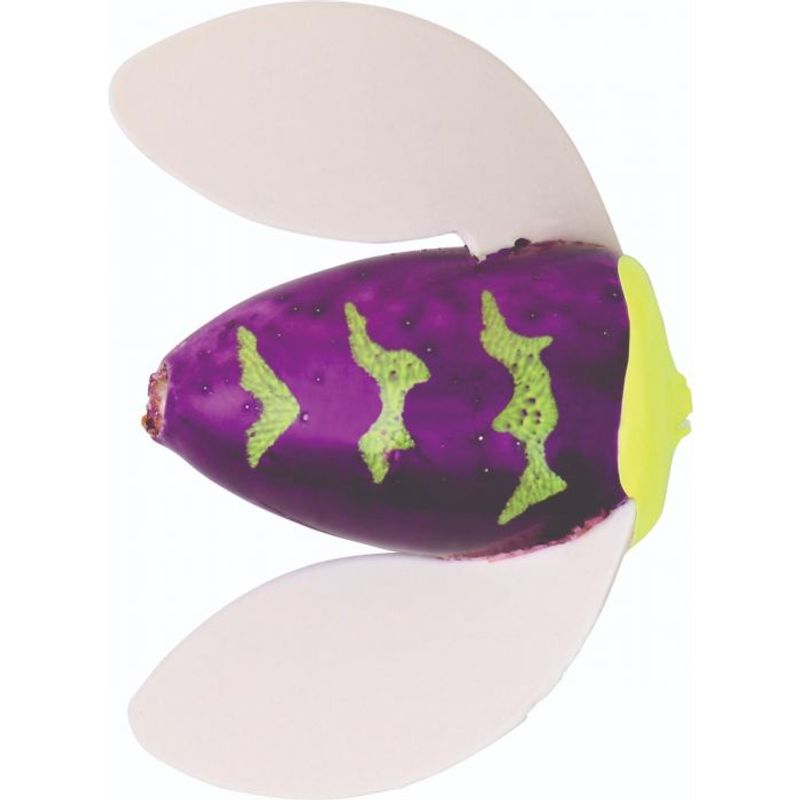 SPIN-N-GLO, VITA VINGAR, STL10, 15 MM LILA/LIME 6-PACK