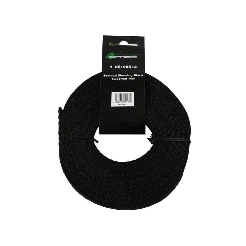 4Connect Svart nylonstrumpa 12/25mm