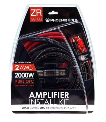 Phoenix Gold 20mm2 OFC kit with power RCA 5,2m