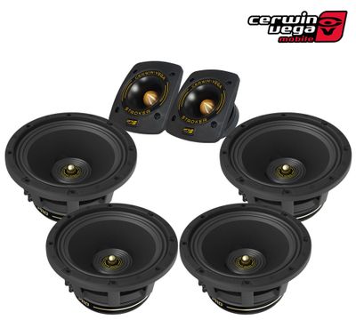 Cerwin-Vega Stroker Pro 4x6,5" Loud As Hell-kit