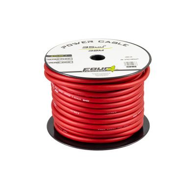 4CONNECT 4-PC35P 35mm2 strömkabel röd 30m