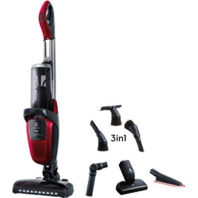 Skaftdammsugare PF91-ANIMA Electrolux Pure F9 chili red metallic