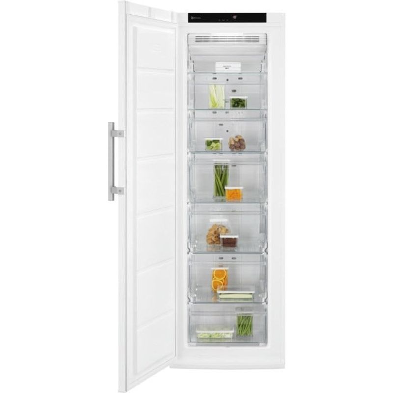 Electrolux LUT5NF26W Frysskåp Vit 186cm Vänsterhängd