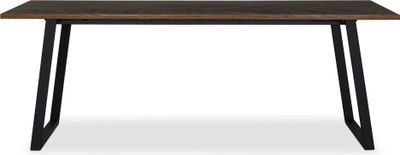 Edge matbord 240x90 - Brownstained fishbone