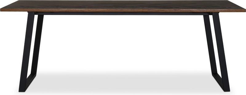 Edge matbord 240x90 - Brownstained fishbone