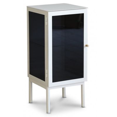 Revel vitt sängbord 75 cm med vänsterhängd dörr