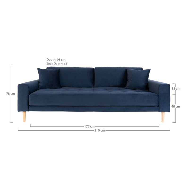 Lido 3-sits soffa