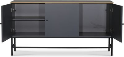 Edge sideboard - Grå högtryckslaminat (HPL)