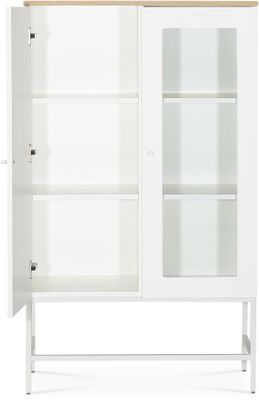 Edge highboard - Vit högtryckslaminat (HPL)