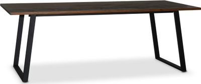 Edge matbord 240x90 - Brownstained fishbone