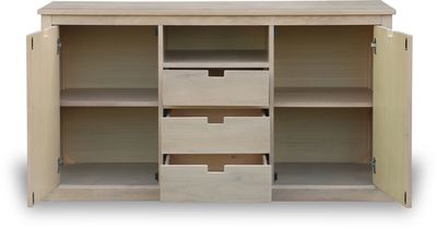 F�r� sideboard i whitewash ek