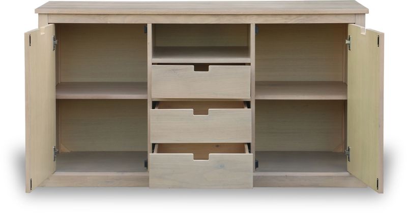 F�r� sideboard i whitewash ek