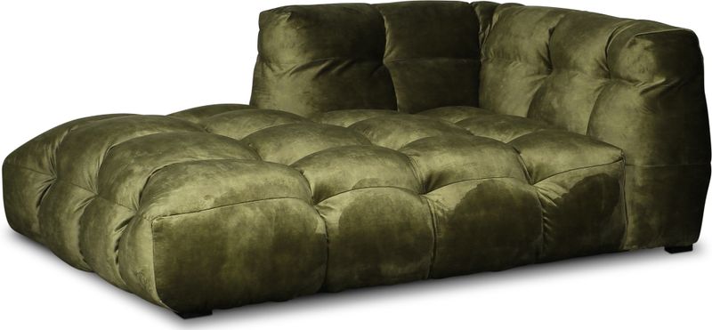 Bill Chaiselounge Vänstervänd - Mossgrön