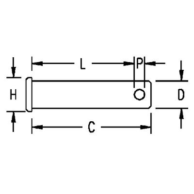 Ronstan riggbult 12,7 (1/2)x25 (1)