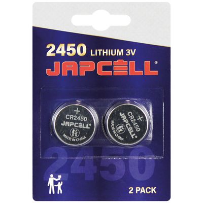 Japcell CR2450 3V litium batteri 2 st