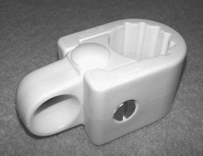 Pulpitfäste UCIX-L vit 25mm