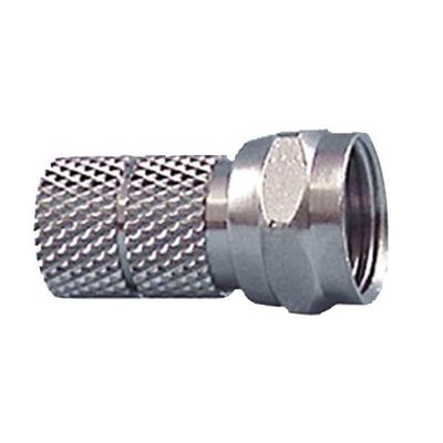 F-kontakt för 6 mm-kabel (koaxial)