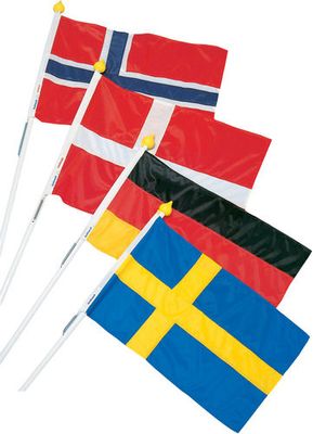Fasadset Norge, flagga 70 cm