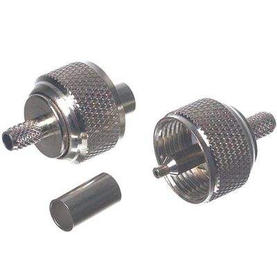 VHF-kontakt PL259 för 10 mm-kabel (RG213), crimpning