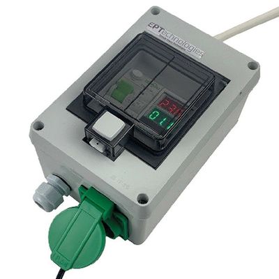 HPFI landströmscentral m/volt och ammeter, 230V