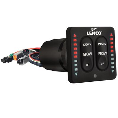 Lenco kontrollpanel m/retractor & indikator 12/24V