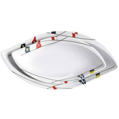 MB Regata oval snackset 25 x 12,8 cm 227 g 4 st