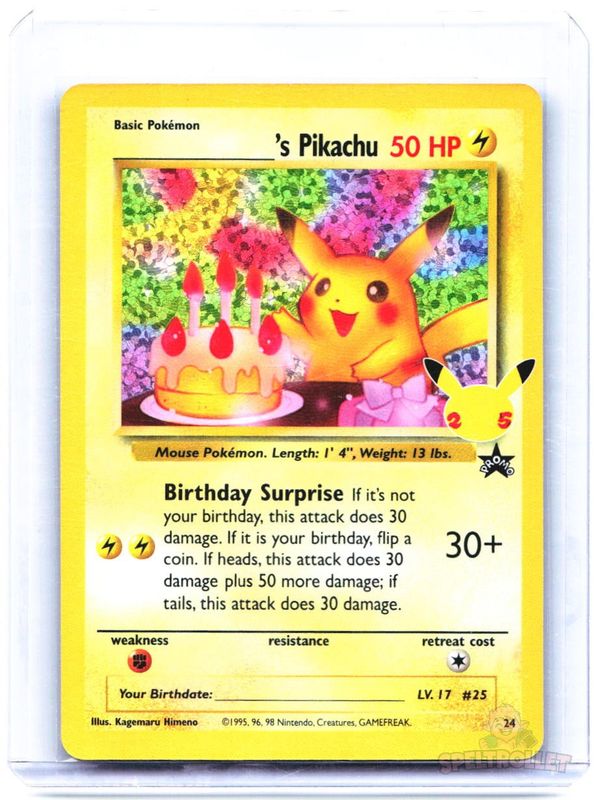 ______'s Pikachu (25th anniversary)
