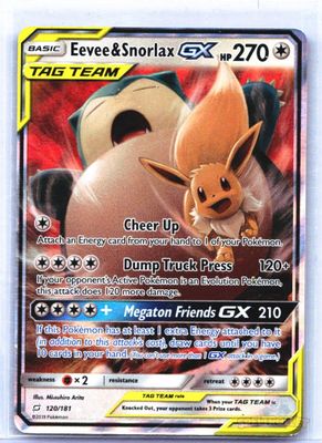 Eevee & Snorlax GX