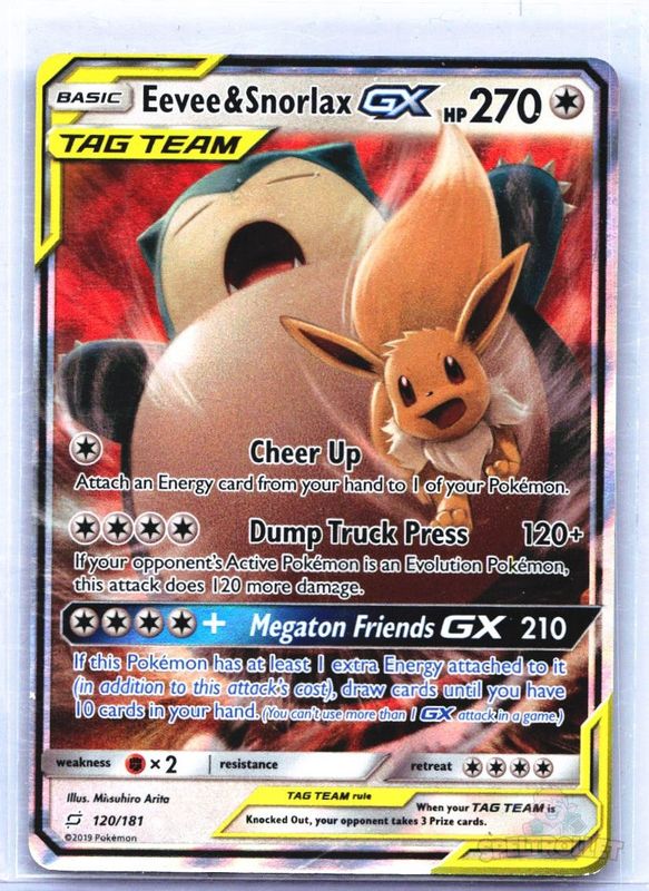Eevee & Snorlax GX