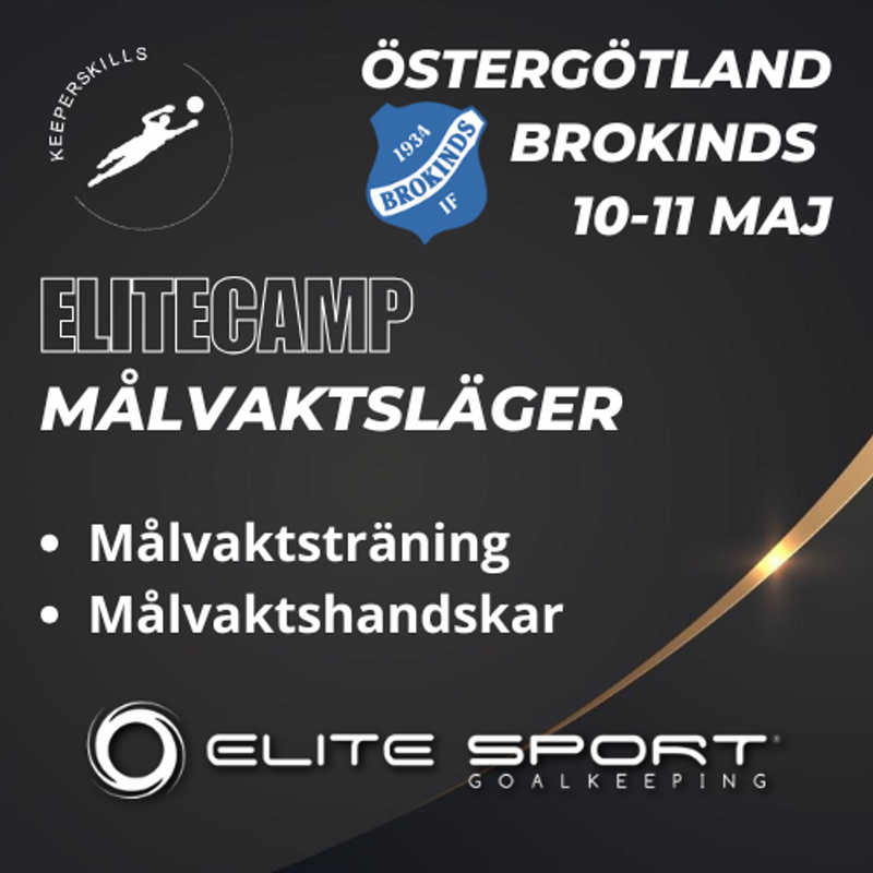 Elitecamp Östergötland, Brokind 10-11 maj