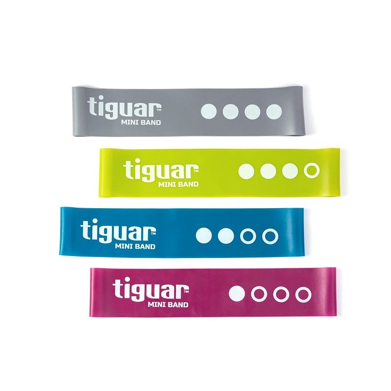 Tiguar Minibands, 4-pack, 4 olika motstånd