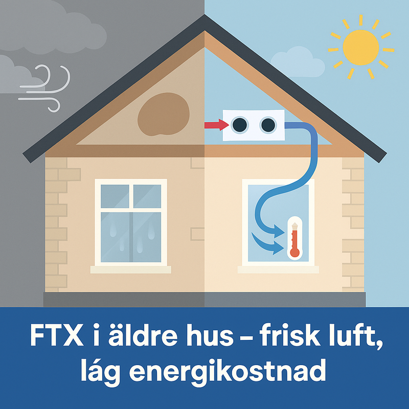 FTX-installation i självdragshus – Komplett guide | Luftsson