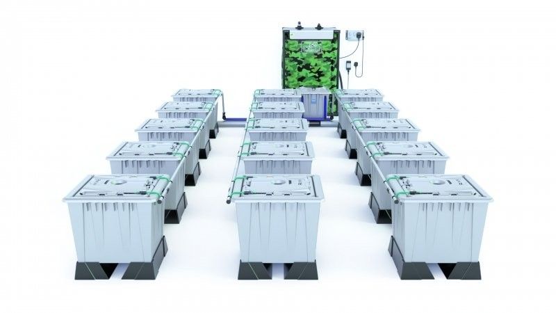 Alien Rain 15 Pot 30L Pro Silver Series