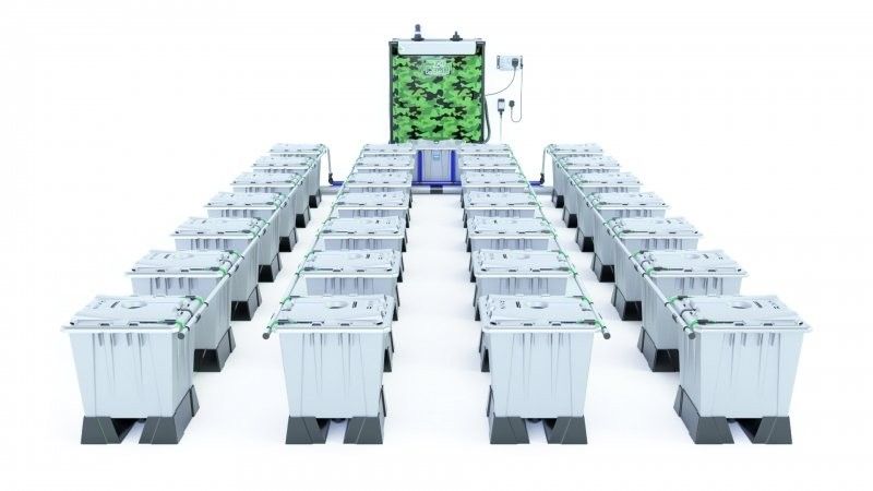 Alien Rain 28 Pot 15L Pro Silver Series