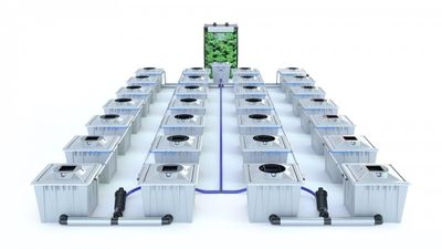 Alien RDWC 28 Pot 36L PRO Silver Series