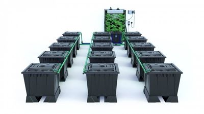 Alien Rain 15 Pot 30L Black Series