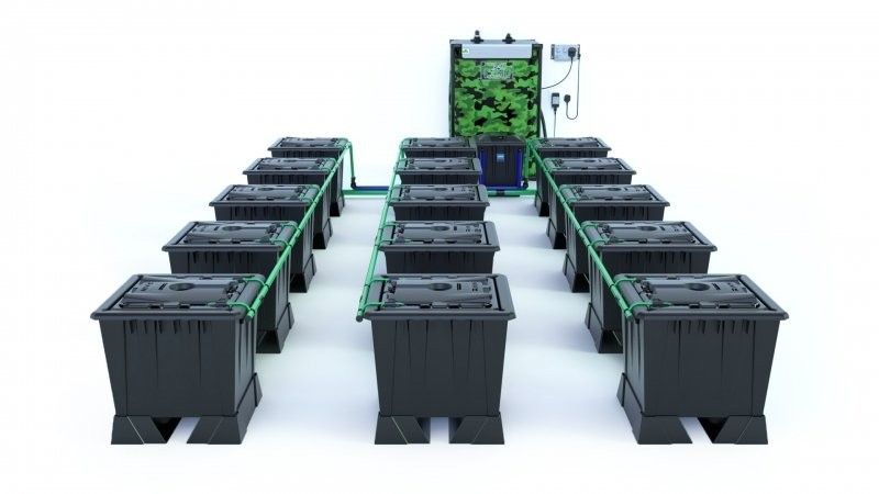 Alien Rain 15 Pot 30L Black Series