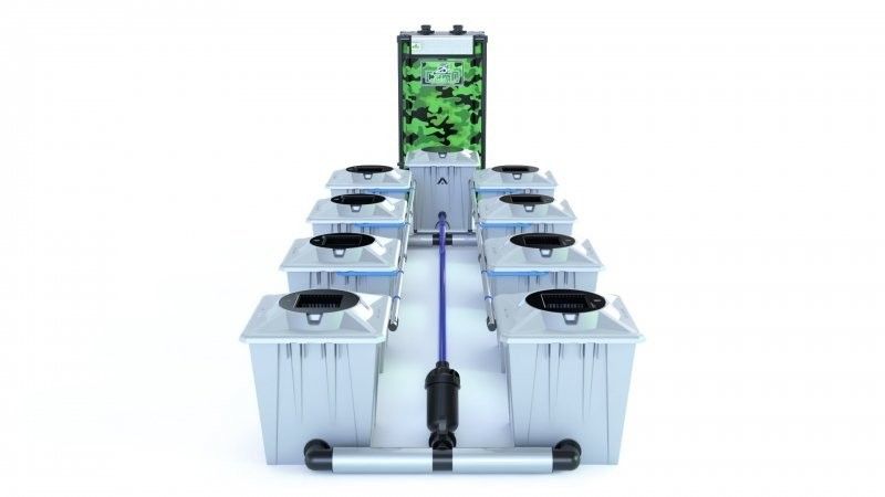 Alien RDWC 8 Pot 20L PRO Silver Series