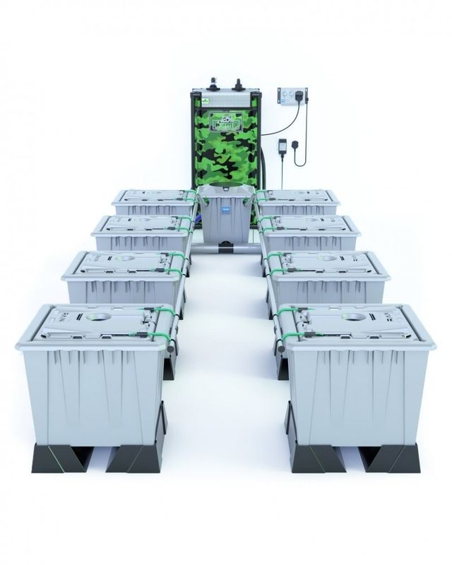 Alien Rain 8 Pot 30L Pro Silver Series