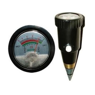Comboinstruments pH/fuktighetsmätare för jord