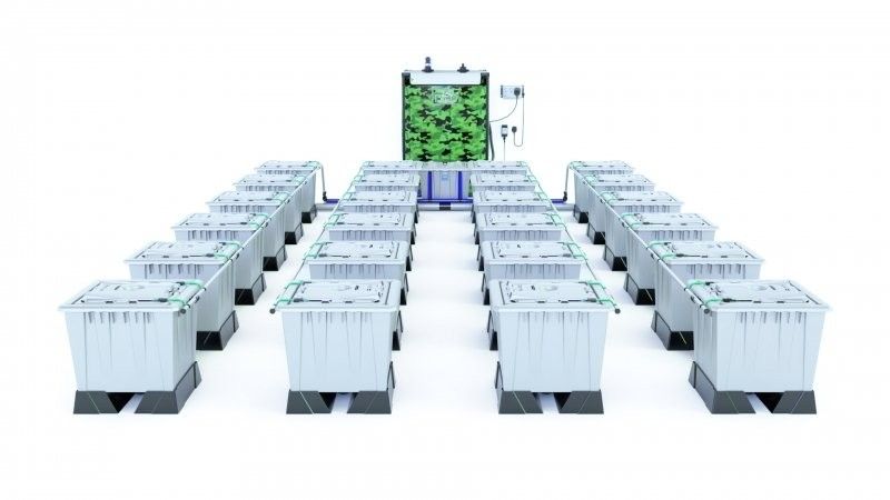 Alien Rain 24 Pot 30L Pro Silver Series